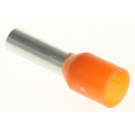 Schneider Electric Krimpovací dutinka Bootlace, řada: Linergy DZ5 Izolované délka kolíku 9.8 mm Oranžová, průměr kolíku: