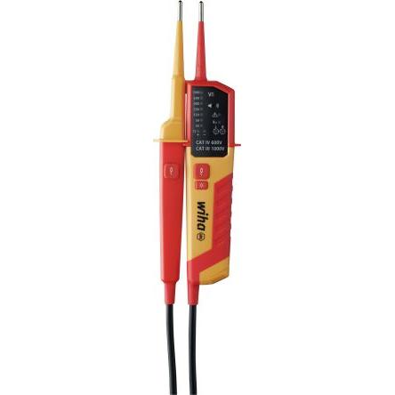 Wiha Tester napětí, typ displeje: LED, IP64 1000V ac Kontrola spojitosti, Baterie Tensilica LX6