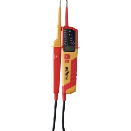 Wiha Tester napětí, typ displeje: LCD, IP64 1000V ac Kontrola spojitosti, Baterie Tensilica LX6