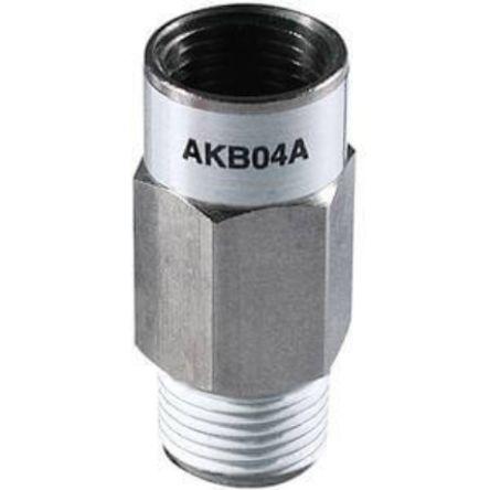 Zpětný ventil, řada: AKH/AKB Se závitem SMC 1/2 in BSPT 1/4 in