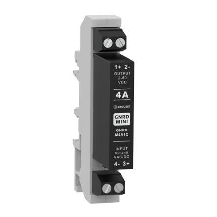 Crouzet Polovodičové relé 4 A Lišta DIN SPST 240 Vrms GNRD MINI 240V