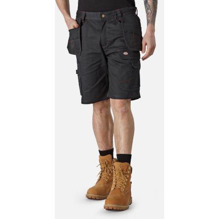 Dickies Redhawk Pro Černá 55 % polyester, 35 % bavlna Krátké pracovní kalhoty 36 in