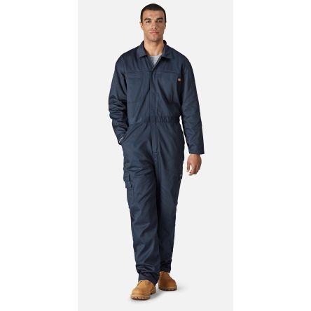 Dickies Kombinéza Opakovaně použitelné, Tmavomodrá, SC: M, 35 % bavlna, 55 % polyester No