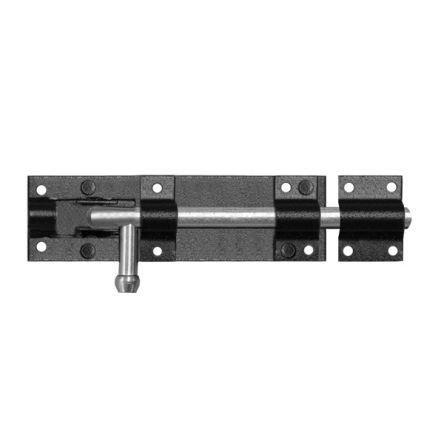 Dveřní šroub, Ocel, Černá, práškové lakování RS PRO, délka: 152 mm 152mm