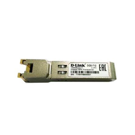D-Link Vysílač-přijímač, RJ45, Měď, přenosová vzdálenost: 100 m, rychlost přenosu dat: 1 Gbps