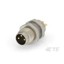 TE Connectivity Stříbrná Snímačový konektor 12.6
