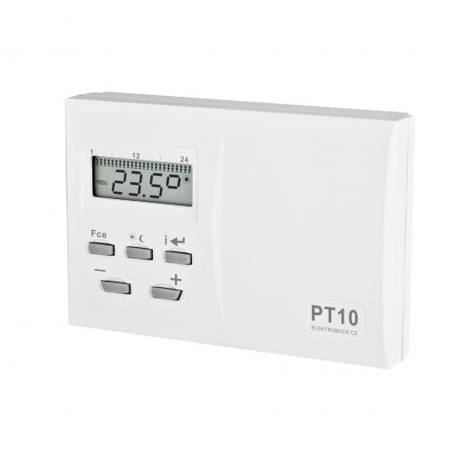 Prostorový termostat Elektrobock PT10, 4 teplotní změny/den
