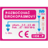 Hybridní rozbočovač IVO I034-X, 4 dB, konektory F