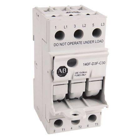 Držák pojistek 200000A 600V Allen Bradley 10 x 38 mm