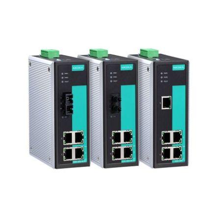 Ethernetový přepínač 5portový MOXA Nespravovaný Ethernet Napájení přes síť Ethernet