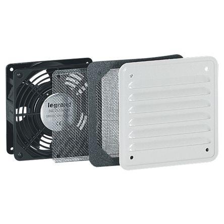 Legrand Axiální ventilátor, průtok vzduchu: 30 m³/h 22 W 230V ac IP32 138 mm 138mm 40 mm