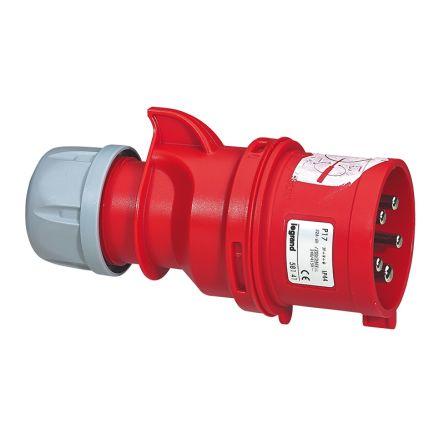 Legrand Napájecí konektor, řada: P17, IP44 barva Červená, 400V Fázový invertor 32A