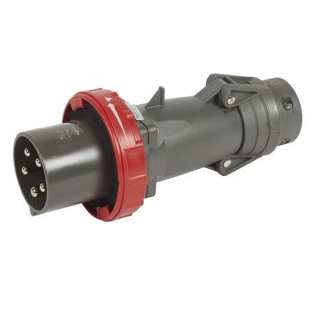 Legrand Napájecí konektor, řada: 594, IP55, IP66, IP67, Panel, formát pólů: 3P+N+PE barva Černá, 415V 63A