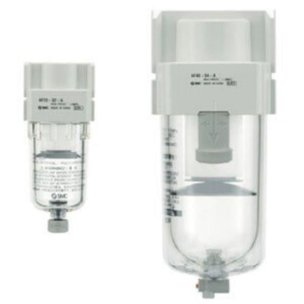 Pneumatický filtr, řada: AF50 5 μm, max. průtok: 12500L/min, přípojka portu: G 3/4 Ruční 1 Mpa SMC