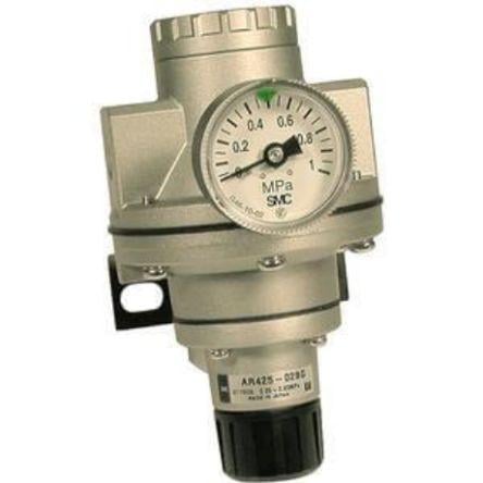 Pneumatický regulátor, řada: AR425-935, přípojka portu: G 2 10 bar, max. průtok: 20L/min, teplotní rozsah: 5 °C SMC