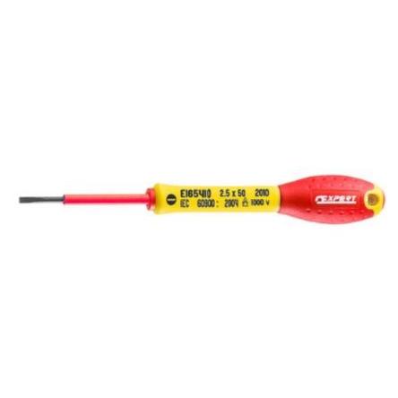 Izolovaný šroubovák, dělka lopatky: 150 mm Vanadová ocel Izolované Splňuje normu VDE/1000V, celková délka: 255mm Expert