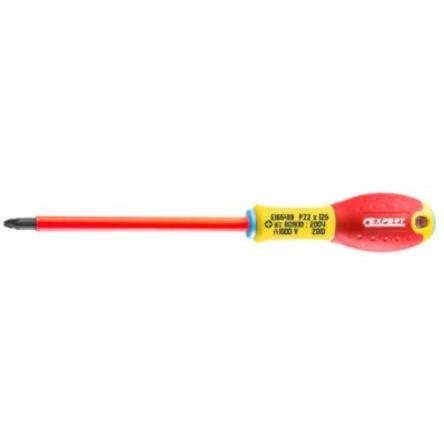 Izolovaný šroubovák, dělka lopatky: 125 mm Vanadová ocel Izolované Splňuje normu VDE/1000V, celková délka: 125mm Expert