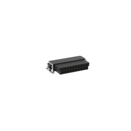 Patice PCB, řada: SMC, orientace těla: Pravý úhel, rozteč: 1.27 mm Vodič-deska, počet kontaktů: 20, počet řad: 2, Povrch