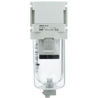 Pneumatický filtr, řada: AFM 5 μm, max. průtok: 200 L/min, přípojka portu: 1/4 in Automatické 10 bar SMC