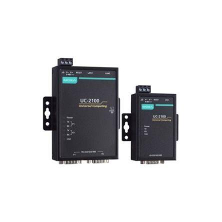MOXA Průmyslový počítač, řada: UC-2100 ARM Cortex 600 MHz Linux Kov IP30 8000MB DDR3 4 W 1