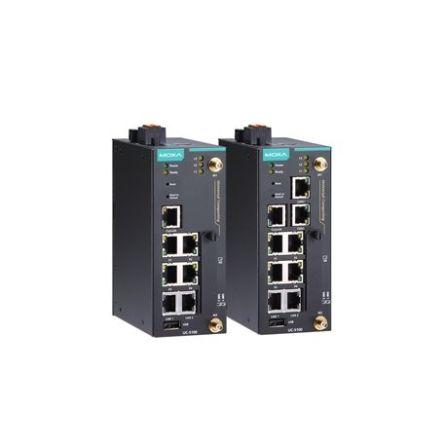 MOXA Průmyslový počítač, řada: UC-5100 ARM Cortex 1 GHz Linux Kov IP30 8000MB DDR3 11 W 1