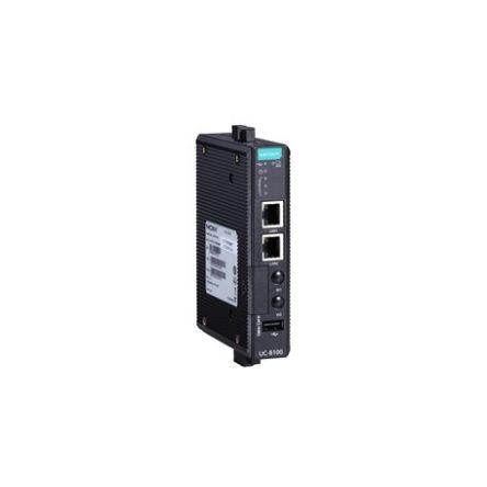 MOXA Průmyslový počítač, řada: UC-8100 ARM Cortex 600 MHz Linux Plastové IP30 8000MB DDR3 5.4 W 1