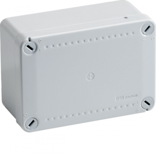 Rozvodná instalační skříň 12×8×5, IP56, šedá