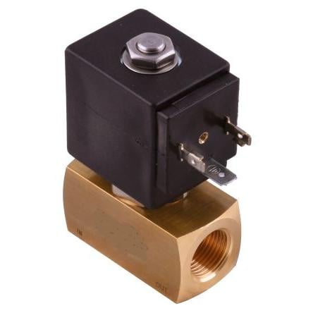 Elektromagnetický ventil 2portový NC 220V RS PRO 1/2 in 0.5 in