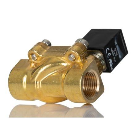 Elektromagnetický ventil 2portový NC 24V dc RS PRO G1/2 G1/2