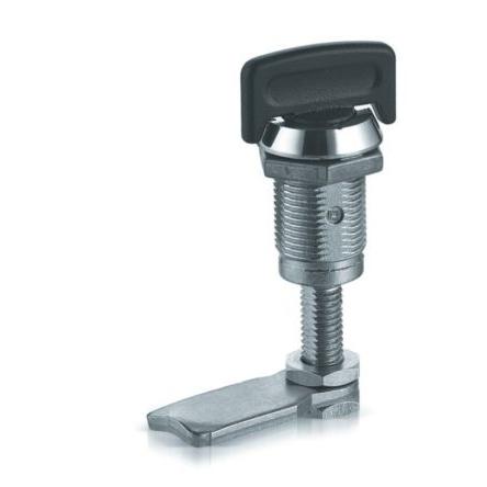 RS PRO Vačková západka, Tlakově litý zinek Uzamykatelný, Černý nátěr 32 mm