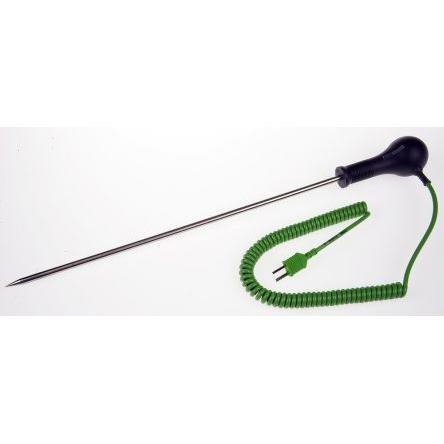 Teplotní sonda Typ K Jehla RS PRO, typ sondy: Jehla, Penetrace, délka sondy: 300 mm 6 mm 250 °C