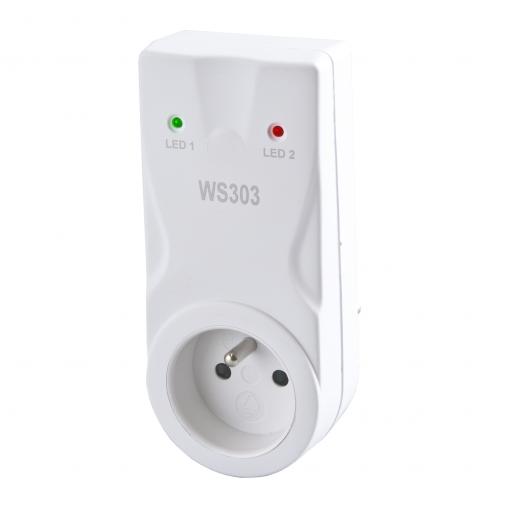 Přijímač do zásuvky Elektrobock WS303, 16 A, 433 MHz