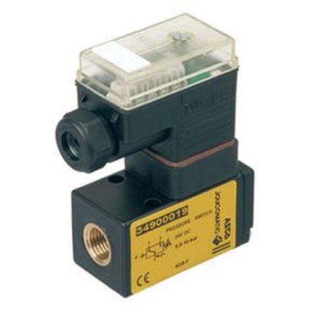 Tlakový snímač IP65, max. tlak: 10 bar EMERSON – ASCO 250 V ac, 250V dc, přípojka portu: 1/4 in G 60 °C