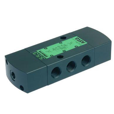 Vřetenový ventil 5/2 monostabilní, řada: 551-553 G Pneumatický, max. průtok: 3800L/min EMERSON – ASCO
