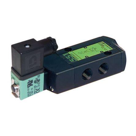 Vřetenový ventil, řada: 551-553 G Elektromagnet/vzduch, max. průtok: 3800L/min EMERSON – ASCO