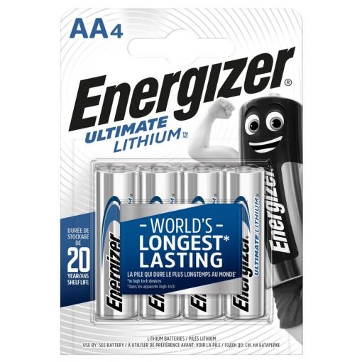 Baterie Energizer Lithium AA/R06, Blistr(4) cena za balení 4 ks