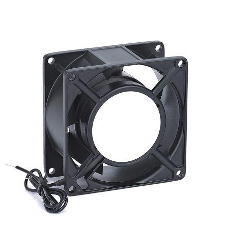 RS PRO Axiální ventilátor, průtok vzduchu: 0.55 m³/min 14 W 230V ac 70 mA 80 mm 80mm 25 mm