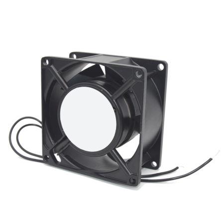RS PRO Axiální ventilátor, průtok vzduchu: 0.67 m³/min 11 W 230V ac 70 mA 80 mm 80mm 38 mm