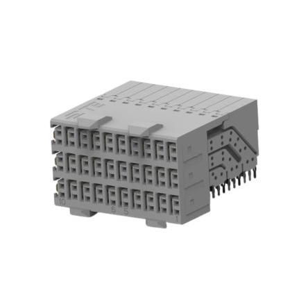 TE Connectivity Konektor do zadní stěny High Speed, řada: Z-PACK HM-Zd, rozteč: 2.5 mm Vysoká rychlost, počet kontaktů: