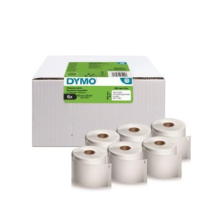 Dymo Role do tiskáren štítků Bílá Černá 25 mm Dymo 54 mm