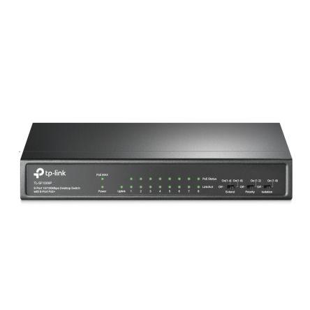 Ethernetový přepínač 9portový 100Mbps TP-Link Neřízený Napájení přes síť Ethernet