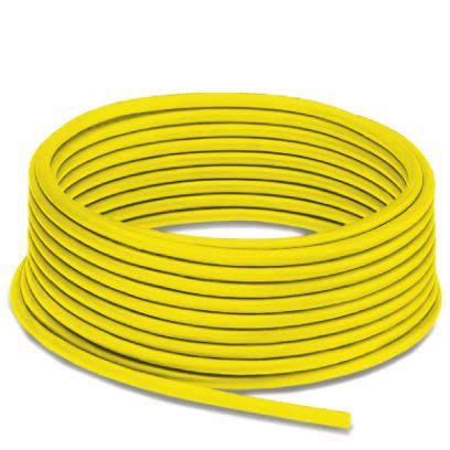 Kabel, řada: YY 4žilový, 60V Polyuretan plášť 0.34mm², vnější průměr: 5.2 mm Phoenix Contact Nestíněný 100 m, Žlutá