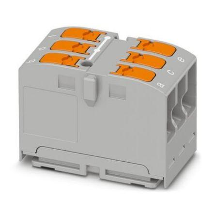 Phoenix Contact Distribuční blok, počet cest: 6, 450V 24A Šedá
