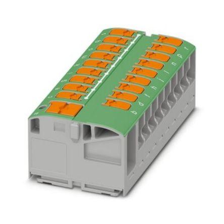 Phoenix Contact Distribuční blok, počet cest: 19, 450V 24A Zelená
