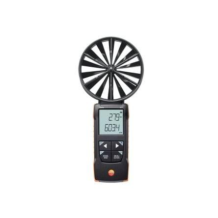 Testo Anemometr Rychlost vzduchu, Teplota, Objemový průtok, číslo modelu: 417, typ sondy: Lopatka 20 m/s