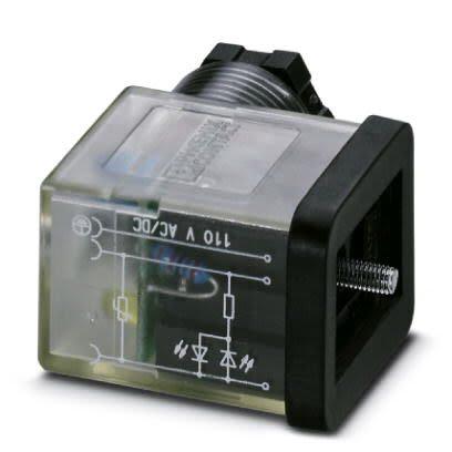 Phoenix Contact Konektor elektromagnetického ventilu, Průhledné
