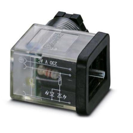 Phoenix Contact Konektor elektromagnetického ventilu, Průhledné