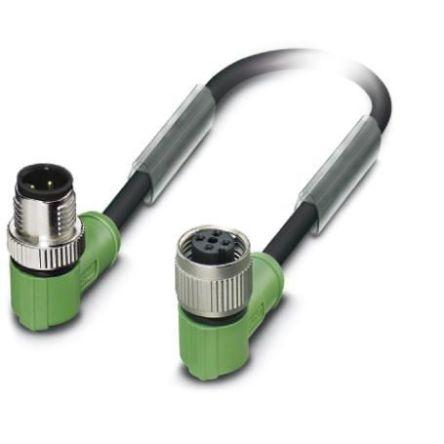 Kabel ovladače snímače, A: Vnější, A: M12, Pravoúhlý 4, B: M12, B: Vnitřní, 250V 4, IP68, řada: SAC Phoenix Contact 2 m