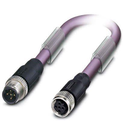 Bus kabel, A: Vnější, A: M12, Rovný 2, B: M12, Přímý, B: Vnitřní, 48V 2, IP67, řada: SAC Phoenix Contact 25 m