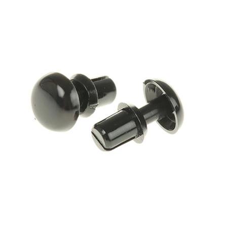 Essentra Nýt, Nylon, délka nýtu: 4.5 mm, Obyčejný Zacvaknutí, průměr nýtu: 2.6 mm tloušťka 2 mm